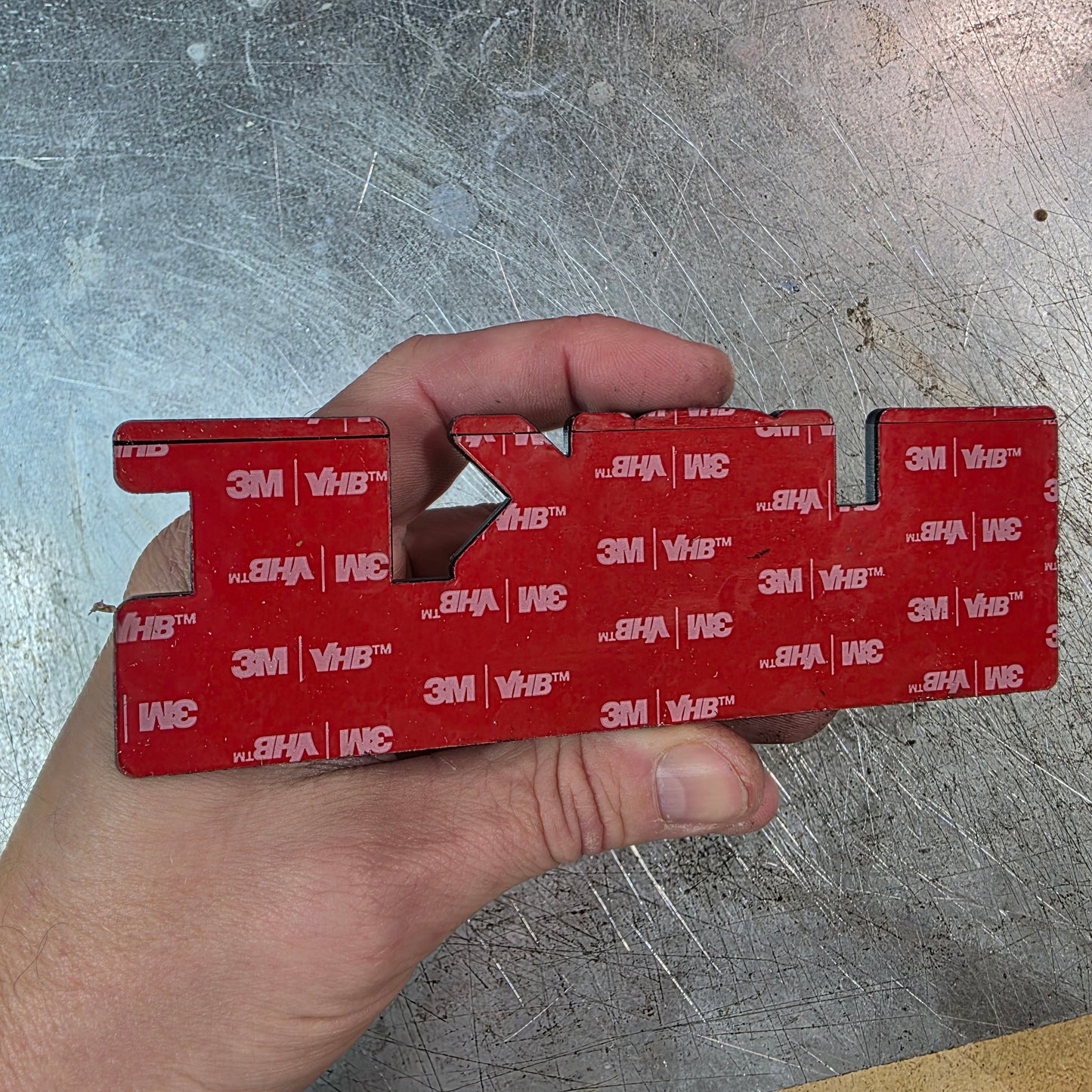 Fuck It Edition Vehicle Emblem – UV-Resistant Cast Acrylic (5", 6", 7" Wide & 1/8" Thick) w/ 3M VHB & Lifetime Warranty