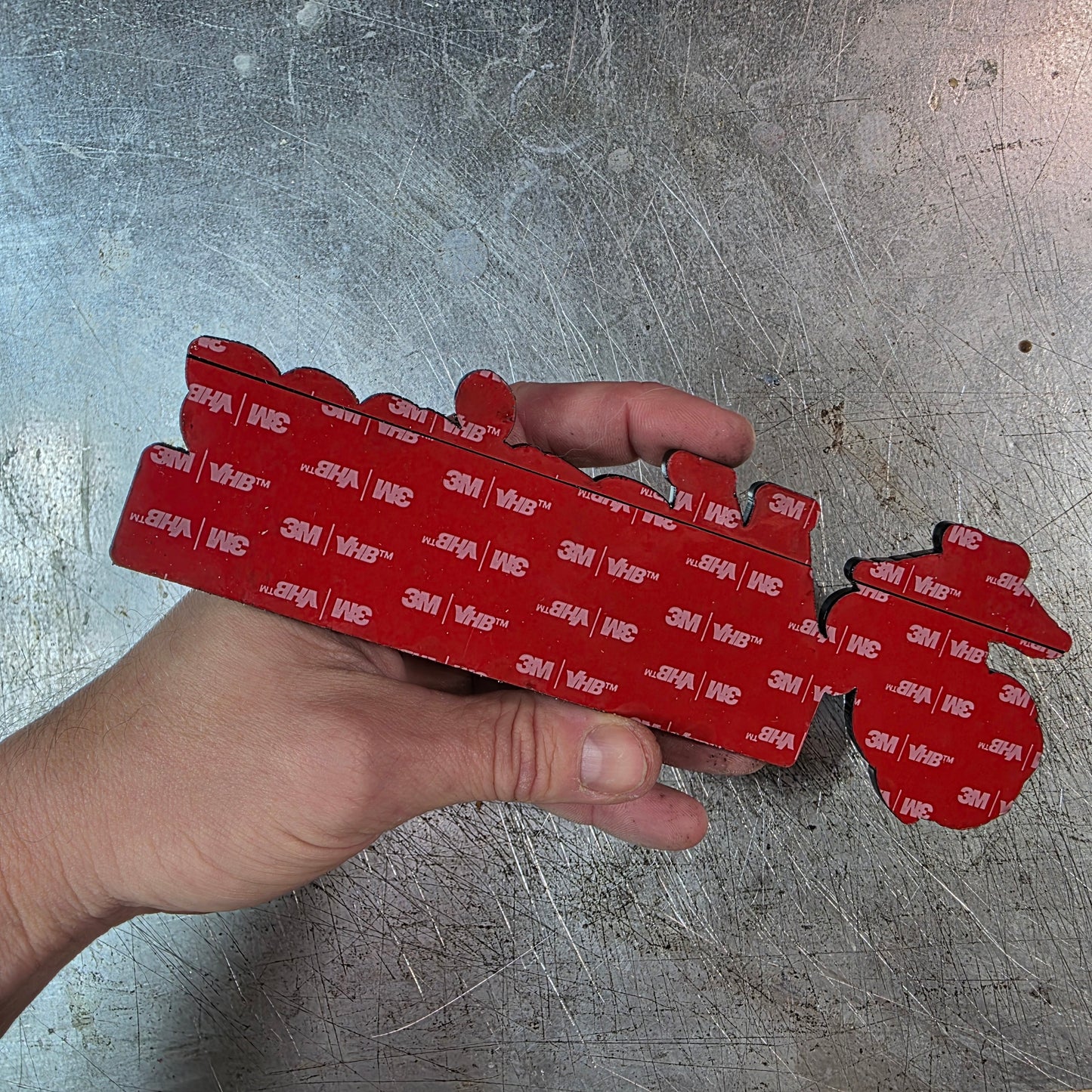 United States Marines Edition Vehicle Emblem – UV-Resistant Cast Acrylic (5", 6", 7" Wide, 1/8" Thick) w/ 3M VHB & Lifetime Warranty