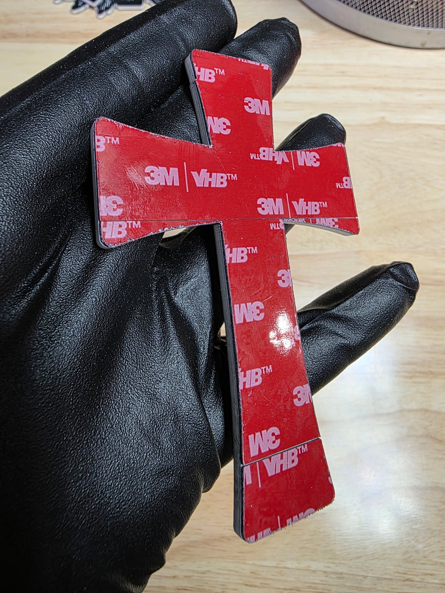 βοΈ 4" Cross Emblem v4 β Black & White | 3M VHB Backed