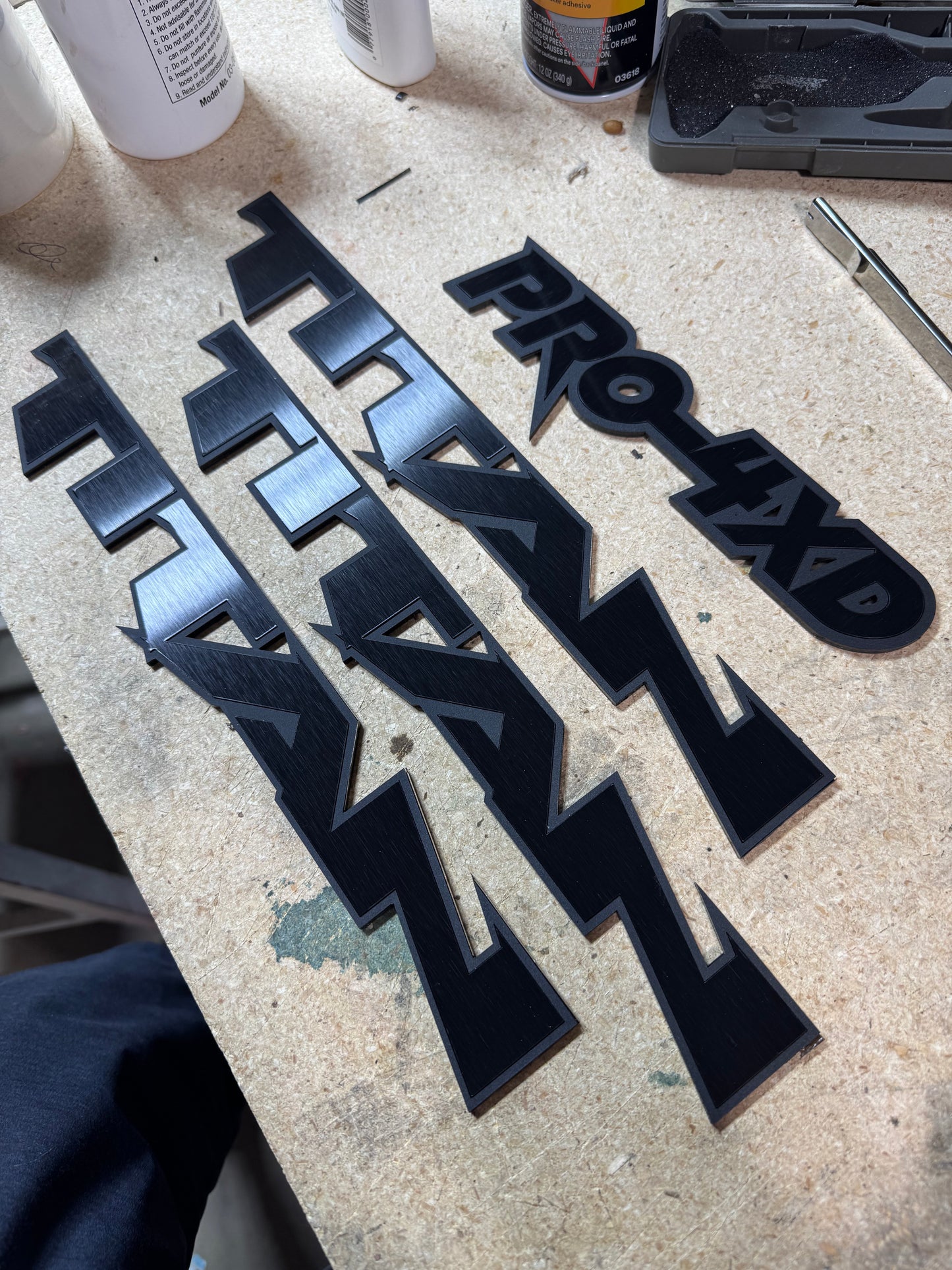 Blacked Out TITAN Emblem Set