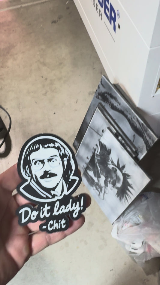 4" x 3" Chit Emblem // Do It Lady!