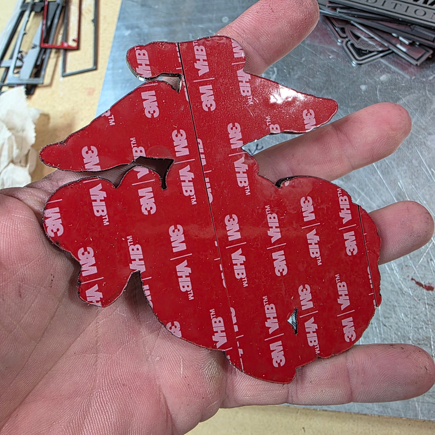 United States Marines EGA Logo Vehicle Emblem – UV-Resistant Cast Acrylic (5", 6", 7" Tall & 1/8" Thick) w/ 3M VHB & Lifetime Warranty