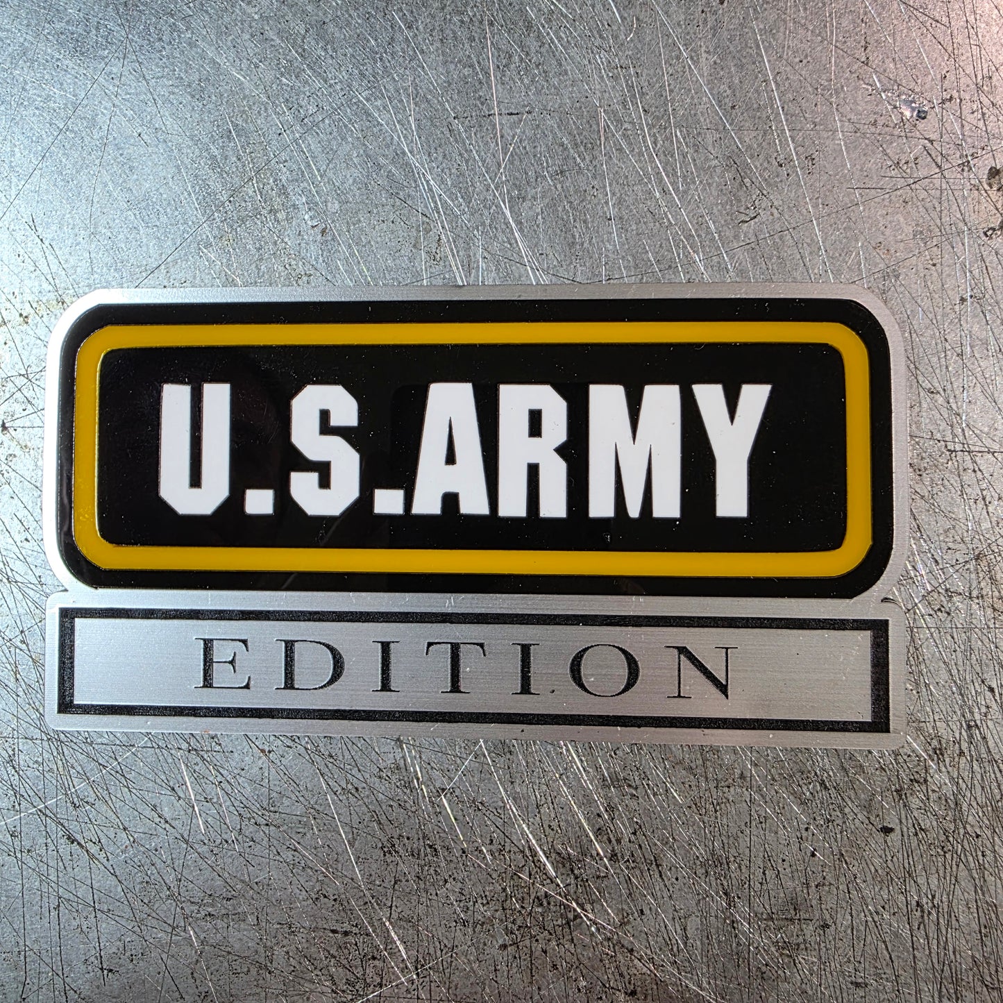 United States Army Edition Vehicle Emblem – UV-Resistant Cast Acrylic (5", 6", 7") | 1/8" Thick | w/ 3M VHB & Lifetime Warranty